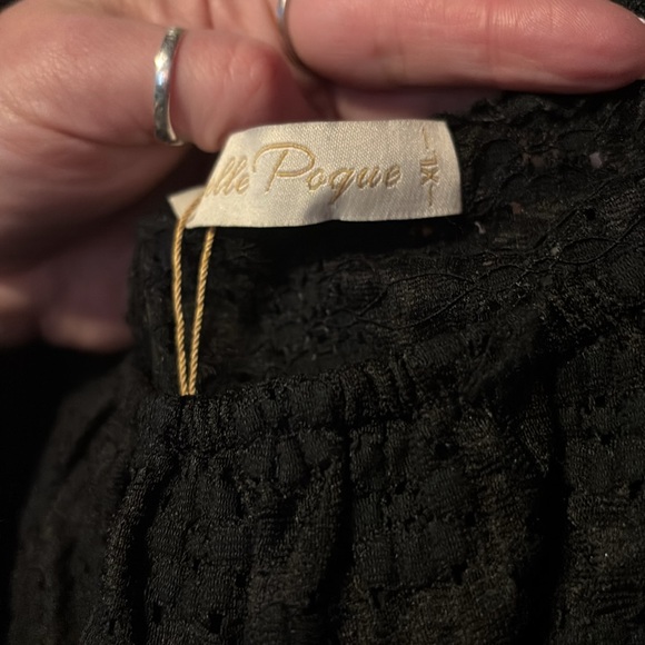 Belle Poque black retro pinup top - Picture 5 of 11